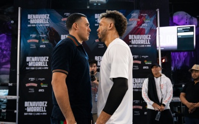 David Benavidez almost comes to blows with David Morrell Jr during face-off: "Now I’m really gonna put a beating on him!" boxrec fight night tickets axs.com