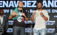demetrius andrade press conference quotes david benavidez wbc title interim super middleweight PPV showtime pbc premier boxing champions las vegas mandalay bay resort casino november unbeaten two division wiki boxrec
