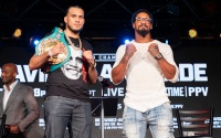 David Benavídez declares his bad intentions for Demetrius Andrade: "I’m going to try to knock him out to give the fans what they want to see. They want to see a war, so let’s go to war" final press conference quotes boxrec