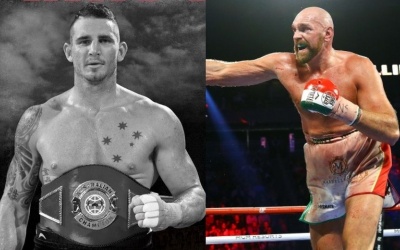 Talks are being held for Tyson Fury vs Demsey McKean in Australia this summer fight time date angelo di carlo manager trainer mark tibbs boxrec wiki pro amateur mma record