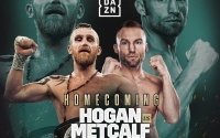 Irish hero Dennis Hogan returns home to face James Metcalf on Taylor-Cameron undercard boxrc ibo world super-lightweight world champion title defence oddschecker who wins predictions dazn how to watch sam eggington highlights australia