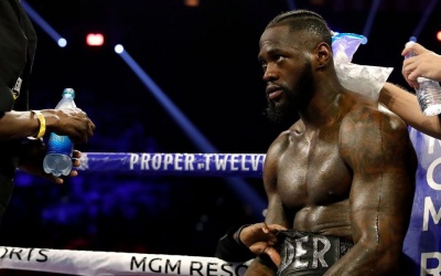 Deontay Wilder wins comeback fight with KO knockout watch full fight highights seventh round knockdown Tyrrell Anthony Herndon