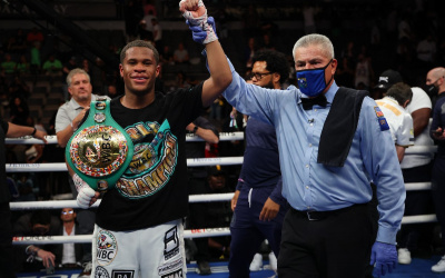Devin Haney retains WBC world Lightweight title in a thriller with Jorge Linares full report who won highlights result next fight teo lopez undisputed