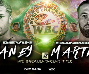Devin Haney vs Sandor Martin will be promoted by Top Rank fight time purse bids how much get paid millions ryan garcia boxrec