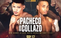 Diego Pacheco renews promotional deal with Matchroom ahead of Enrique Collazo clash  WBC USNBC Silver Super-Middleweight title boxrec canelo golovkin undercard