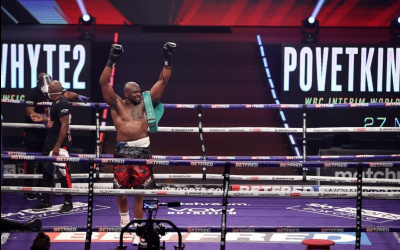 Dillian Whyte flattens Alexander Povetkin in four report results who won youtube watch highlights ko tko rematch 2 next fight kownacki