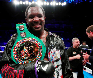 Dillian Whyte WBC interim world heavyweight title