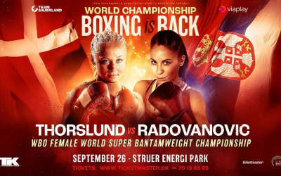 Dina Thorslund defends WBO World super-bantamweight title against Nina Radovanovic as boxing returns to Denmark