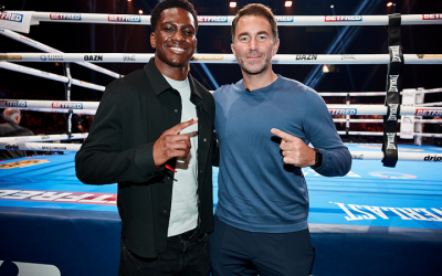 Matchroom announce signing of exciting, teenage prospect Divine Omojor Eddie Hearn announces 'Divine' signing - Exciting teenage prospect from the UK joins Matchroom boxrec tyneside tyne and wear wallsend trainer ross wilkinson amateur boxing record