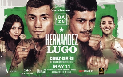 Eduardo Hernandez promises to make a statement against Daniel Lugo Rocky never left Erika Cruz Nazarena Romero may 11 2024 boxrec
