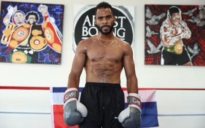 Edwin De Los Santos knows that beating Shakur Stevenson will go down as one of the greatest wins in the history of Dominican boxing boxrec training gym trainer wiki amateur career professional record boxrec how to watch