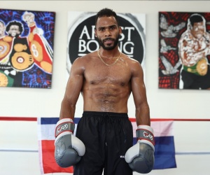Edwin De Los Santos knows that beating Shakur Stevenson will go down as one of the greatest wins in the history of Dominican boxing boxrec training gym trainer wiki amateur career professional record boxrec how to watch