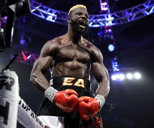 Efe Ajagba retains WBC Silver heavyweight title with fourth-round stoppage over Joe Goodall boxrec fight time date tv channel watch full highlights results fight report world heavyweight rankings