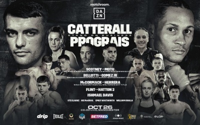 Ellie Scotney will defend her IBF, WBO and IBO Super-Bantamweight World Titles against mandatory challenger Mea Motu on the undercard of Jack Catterall’s blockbuster Super-Lightweight showdown with Regis Progais