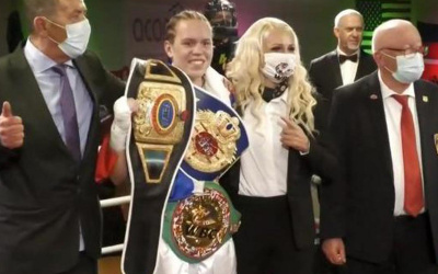 Ema Kozin defeats Chris Namus to win WBC interim middleweight world title fight report result watch who won youtube highlights full fight