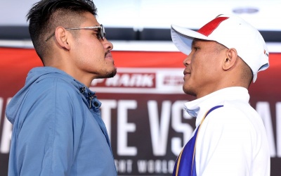 Emanuel Navarrete vs Charly Suarez final press conference quotes boxrec raymond muratalla giovanni santillan Mexico Philippines boxrec espn ringwalks running order how to watch
