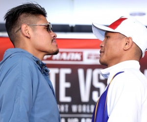 Emanuel Navarrete vs Charly Suarez final press conference quotes boxrec raymond muratalla giovanni santillan Mexico Philippines boxrec espn ringwalks running order how to watch
