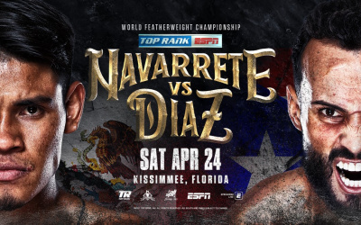 Emanuel Navarrete vs Christopher Diaz fight time date tv channel undercard week sechdule espn how to watch boxrec april 24 ringwalks oddschecker