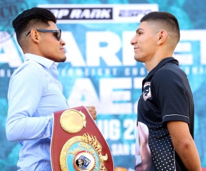 Emanuel "Vaquero” Navarrete all set for WBO featherweight world title defence to Eduardo Baez weight oddschecker predictions how to watch fight time date tv channel