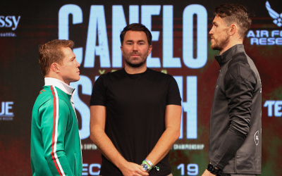 anelo Alvarez highlights big 'risk' fighting Callum Smith at 168lbs who is 'believing he can beat anyone'