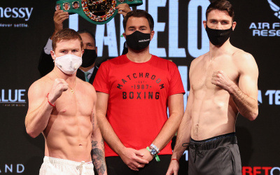 Canelo Alvarez vs Callum Smith- Official weights and undercard ahead of huge super-middleweight in Texas, DAZN, Matchroom Boxing, Ring Magazine, super-middleweight, pound-for-pound, Boxrec