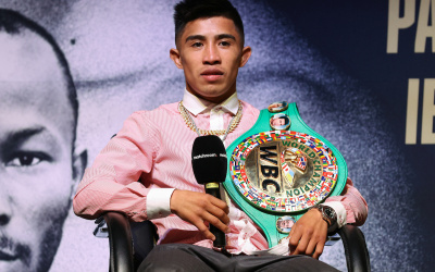Flyweight champion Julio Cesar Martinez reveals main career objective ahead of Mexico fight series opening, Canelo Alvarez, Eddie Hearn, DAZN, Jake Paul, Mexico, Stream, Highlights, BoxRec