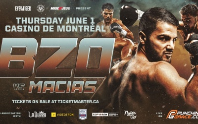 June 1: Undefeated super middleweight Erik Bazinyan meets Jose de Jesus Macias in Montreal boxrec fight time date tv channel undercard tickets oddschecker wiki amateur career record fight highlights