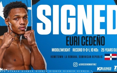 Top Rank signs Olympian Euri “La Bazooka” Cedeño to co-promotional pact with King’s Promotions ko knockouts reelhighlights boxrec wiki watch aro 
