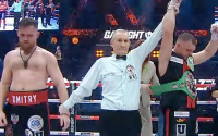 Evgeny Romanov defeated Dmitry Kudryashov by unanimous decision in WBC bridgerweight eliminator