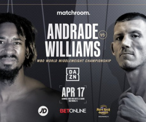 Demetrius Andrade vs Liam Williams announced for April live on DAZN