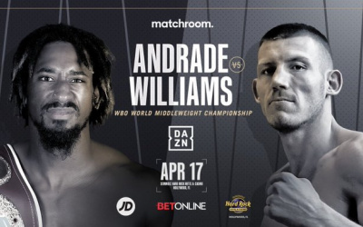 Demetrius Andrade vs Liam Williams announced for April live on DAZN