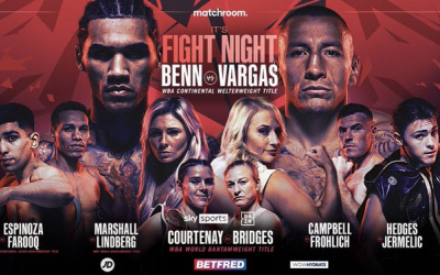 Conor Benn vs Samuel Vargas- LIVE coverage and results from SSE Arena, Wembley, Sky Sports, Highlights, Boxrec, Errol Spence, Terence Crawford, Ebanie Bridges