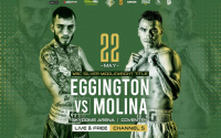 British welterweight pair hope to upstage middleweight main event in May title eliminator, Eggington vs Molina, Channel 5, Highlights, British title, Boxing, Jake Paul, Martin Harkin, Kaisee Benjamin
