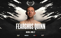 Fearghus 'The Mighty' Quinn added to April 17 MTK Fight Night fight date tv channel live stream links ireland facts amateur career record pro mtk
