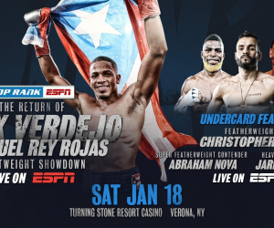 Felix Verdejo vs Manuel Rey Rojas