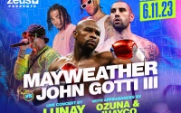 Floyd Money Mayweather vs John Gotti undercard last names matter announced boxrec who is fights Ulysess Monster Diaz rematch Khalas BabaYaga Karim how to watch Jarrell Miller and Antonio Zepeda Hector Lombard Eric Turner Ryan Stone Allen Kamari KB3