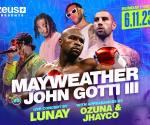 Floyd Money Mayweather vs John Gotti undercard last names matter announced boxrec who is fights Ulysess Monster Diaz rematch Khalas BabaYaga Karim how to watch Jarrell Miller and Antonio Zepeda Hector Lombard Eric Turner Ryan Stone Allen Kamari KB3