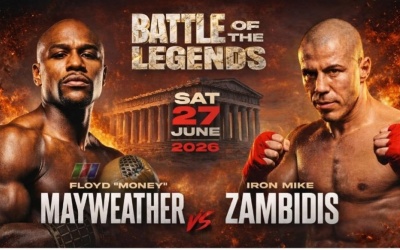 Floyd “Money” Mayweather ready to take on kickboxing legend in next fight vs "Iron" Mike Zambidis greece athens how to watch boxrec wiki
