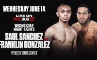 KO King Franklin Gonzalez collides with "The Beast" Saul Sanchez in ProBox TV main eventon June 14 boxrec fight time date tv channel oddschecker how to watch fight results reports bets