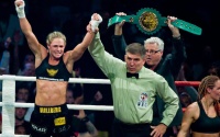 Sweden’s former WBC super-featherweight champion Frida Wallberg talks about battling back from brain injury what happened boxrec fight time date tv channel watch highlights
