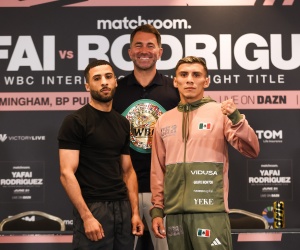 Galal Yafai vs Francisco Rodriguez final presser quotes boxrec how to watch what time start eddie hearn matchroom dazn