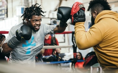 Gervonta Davis vs Frank Martin undercard virtual press conference quotes featuring Gary Antuanne Russell, Alberto Puello, Carlos Adames & Terrell Gausha