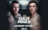 gary cully boxrec wiki amateur professional boxing career record Irish Lightweight Reece Mould for WBA Continental Europe Title 3Arena November 25 live DAZN how to watch fight oddschecker bets betting odds bookies Cameron vs Taylor 2 undercard