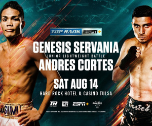 Genesis Servania vs Andres Cortes added to Moloney-Franco 3