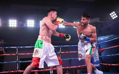 George "El Yuyu" Acosta defeats Cesar Villarraga to continue winning streak boxrec fight time date tv channel undercard watch highlights