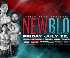 George Acosta will face Isaac Avelar in main event of Thompson Boxing’s "New Blood" series july 22 how to watc facebook live streaming youtube links tickets