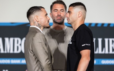 From the crowd to ring: Jake Wyllie reveals he bought tickets to watch George Kambosos Jr fight daud yordan injured eddie hearn dazn promo codes how to watch