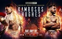 George Kambosos Jr. vs Maxi Hughes IBF world lightweight title eliminator set for Oklahoma this summer oddschecker fight time date tv channel espn undercard betting odds latest bets bookies tickets america boxrec