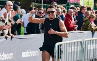 George Liddard successfully defends British middleweight title then completes marathon the next morning tyler denny boxrec wiki barry eddie hearn brentwood matchroom