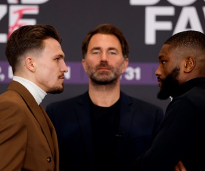 George Liddard vs Derrick Osaze NXTGEN press conference dazn ringwalks results live reports fight quotes how to watch oddschecker betting odds predictions